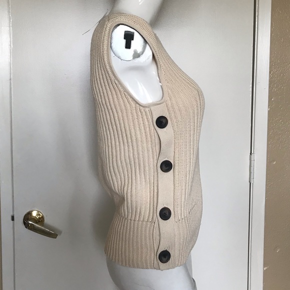 Ann Taylor Factory Side Button Sleeveless Top - Picture 4 of 5